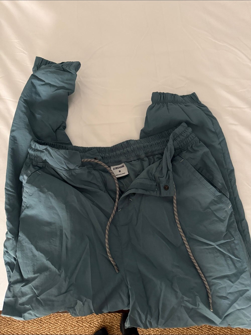 Gymshark Teal Drawstring Jogger Pants